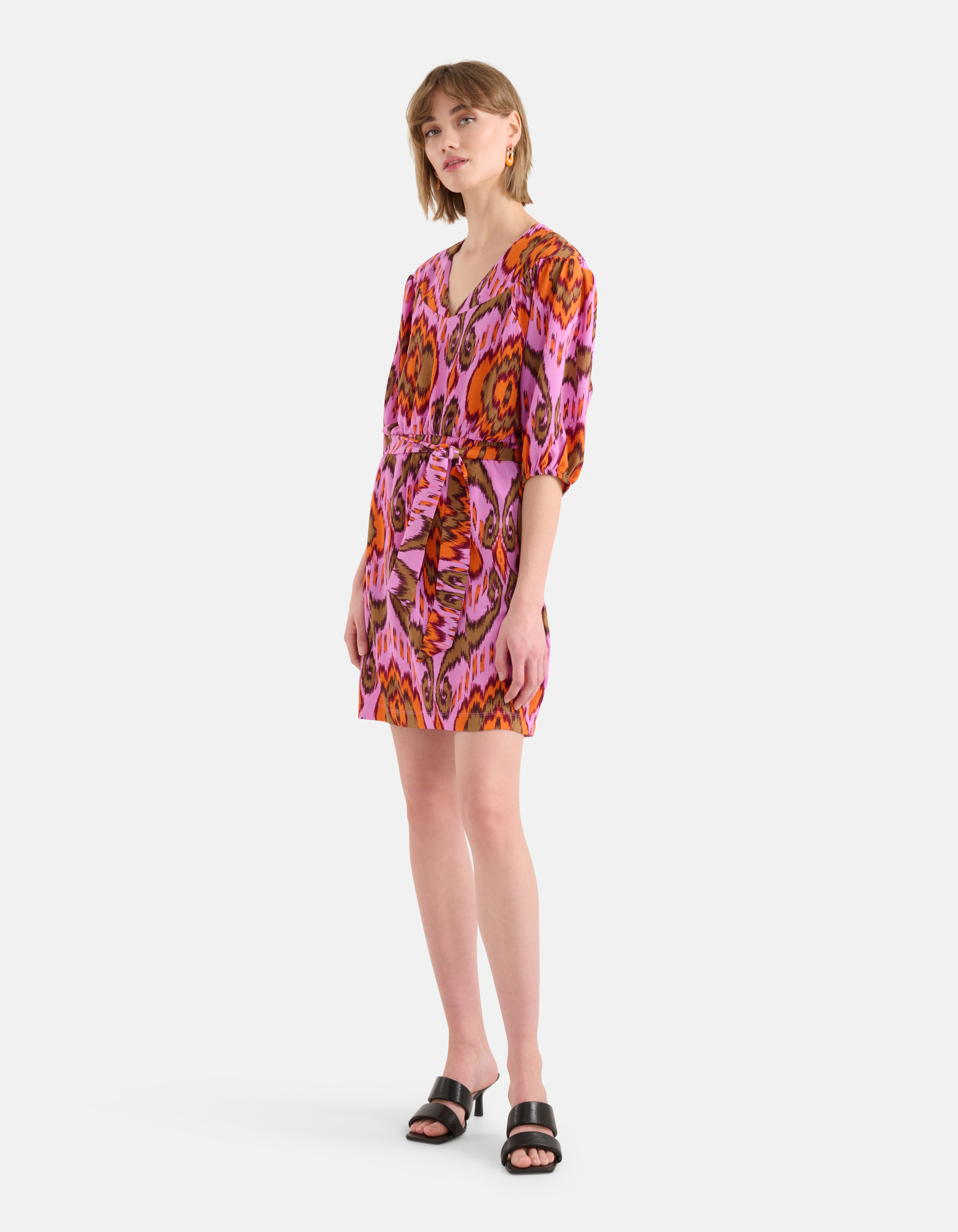 Grafische Print Jurk Paars SHOEBY WOMEN
