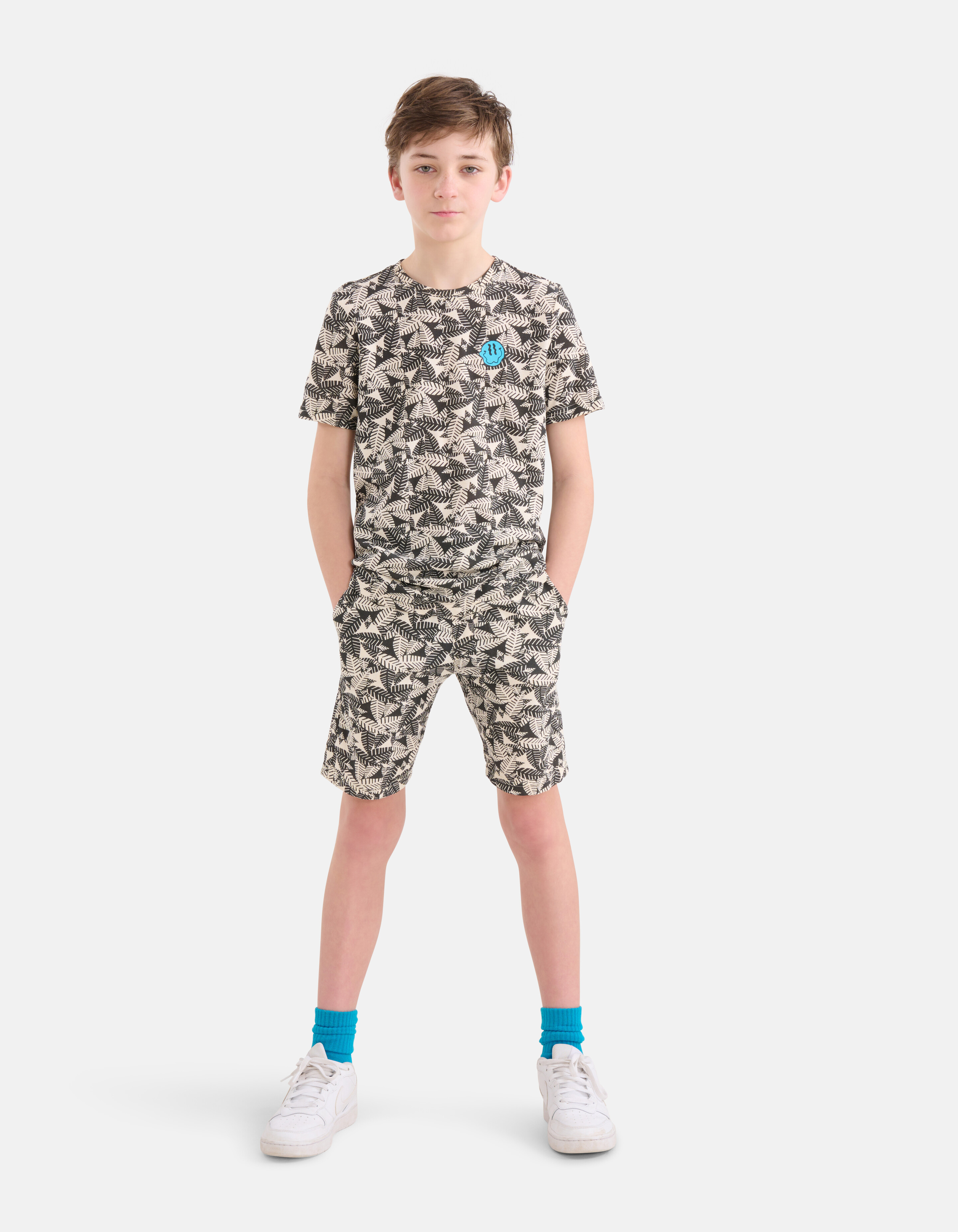 Printed T-shirt Zwart SHOEBY BOYS