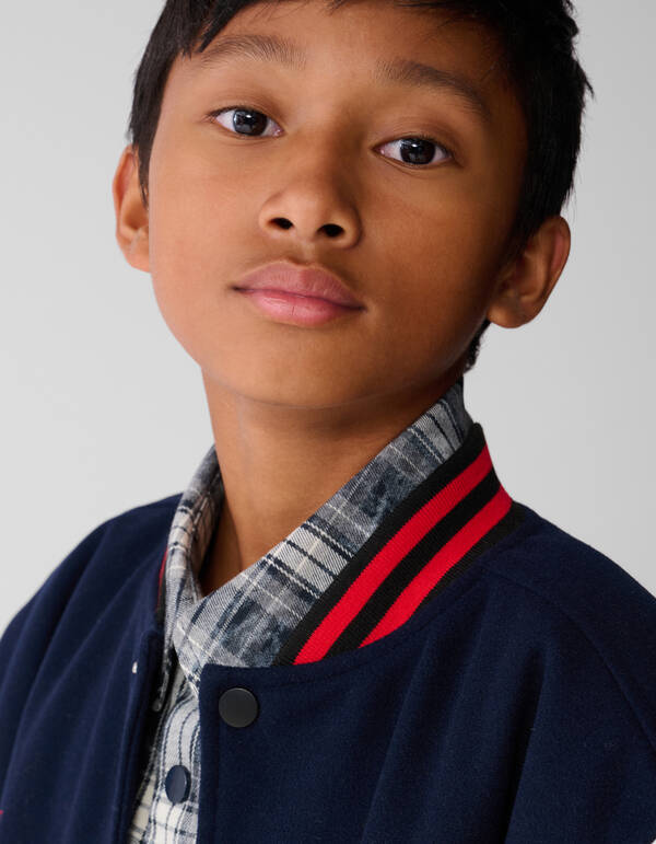 College Bomber Jack Blauw SHOEBY BOYS