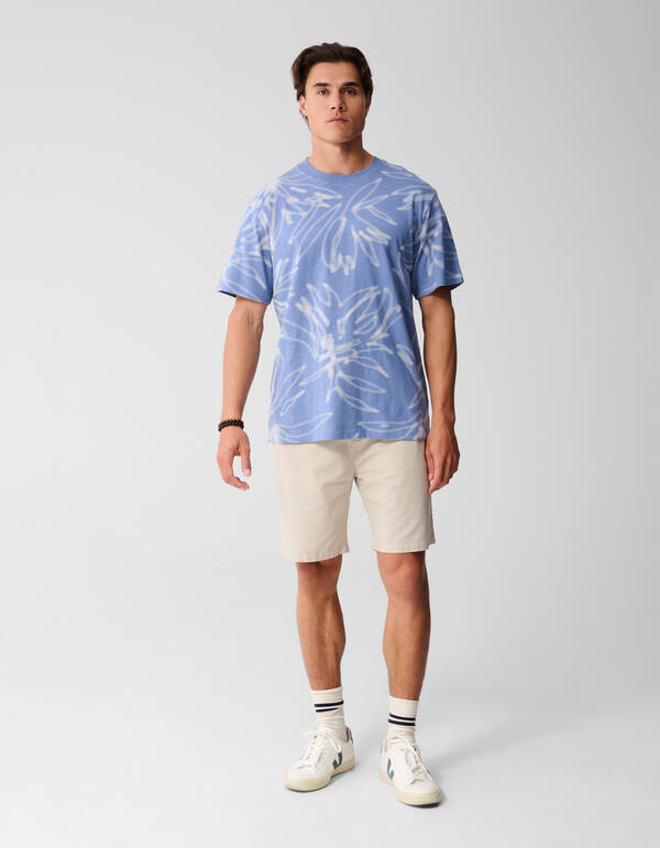 Printed T-shirt Lichtblauw SHOEBY MEN