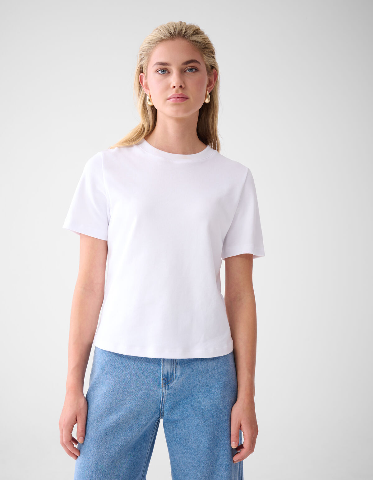 Basis T-shirt Wit By Lonneke SHOEBY WOMEN