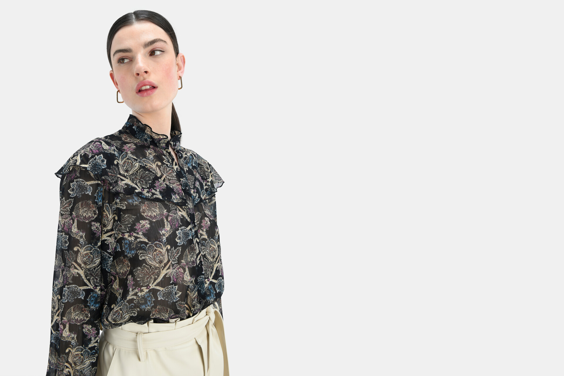 Dolly Print Blouse EKSEPT