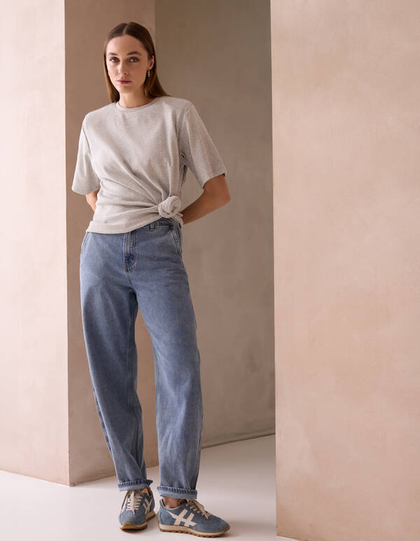Barrel Fit Jeans Bleached By Mieke SHOEBY WOMEN