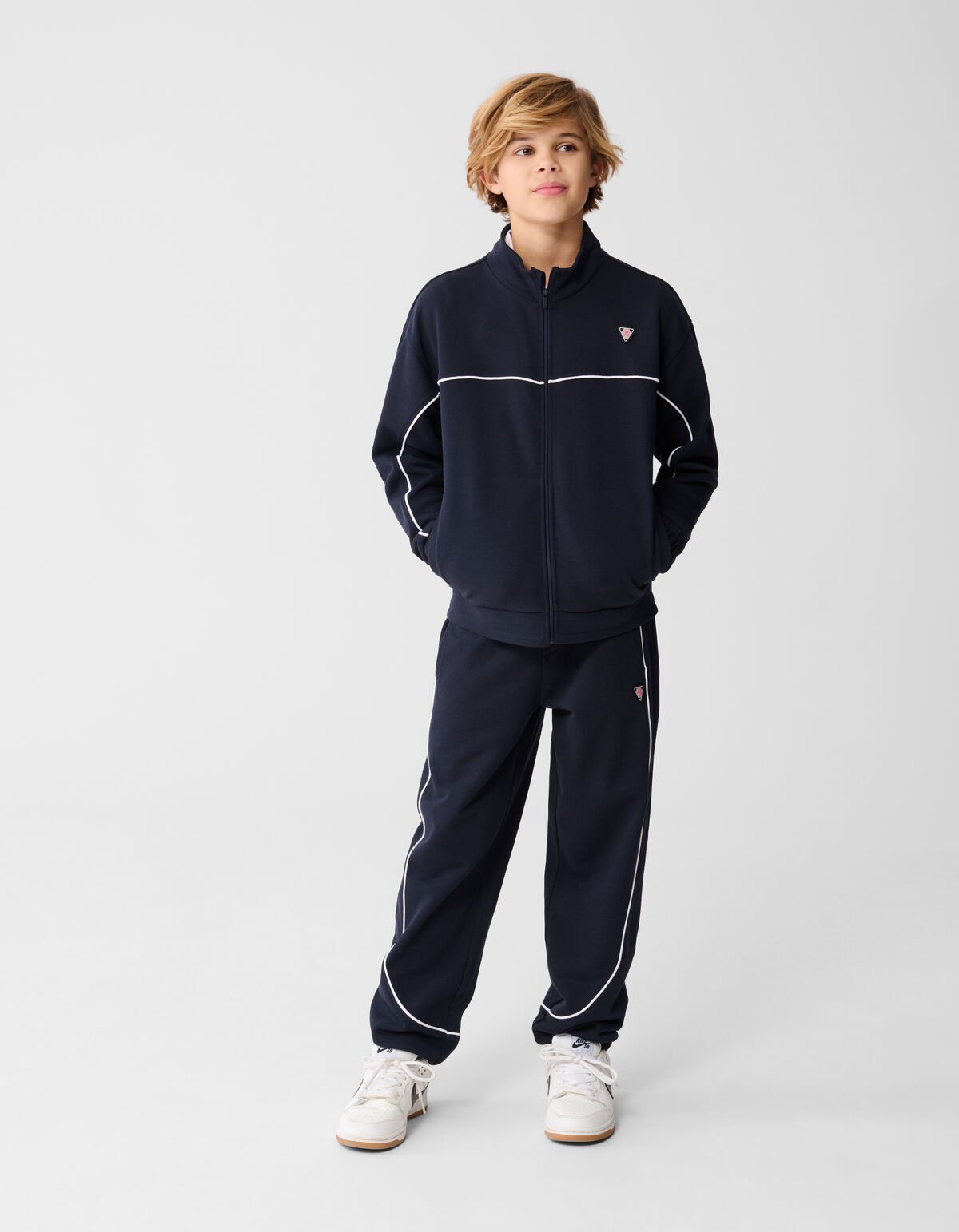 Soft Zip Jack Donkerblauw SHOEBY BOYS