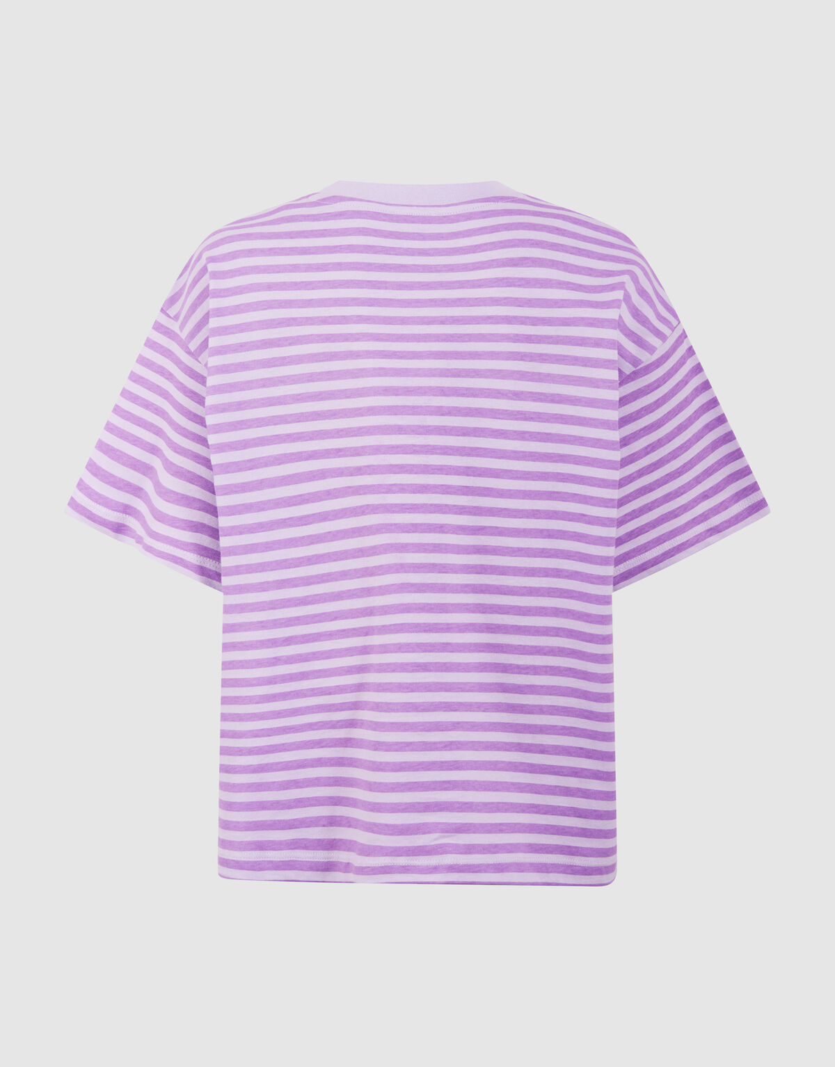 Striped Fruit Artwork T-shirt Lichtpaars SHOEBY GIRLS