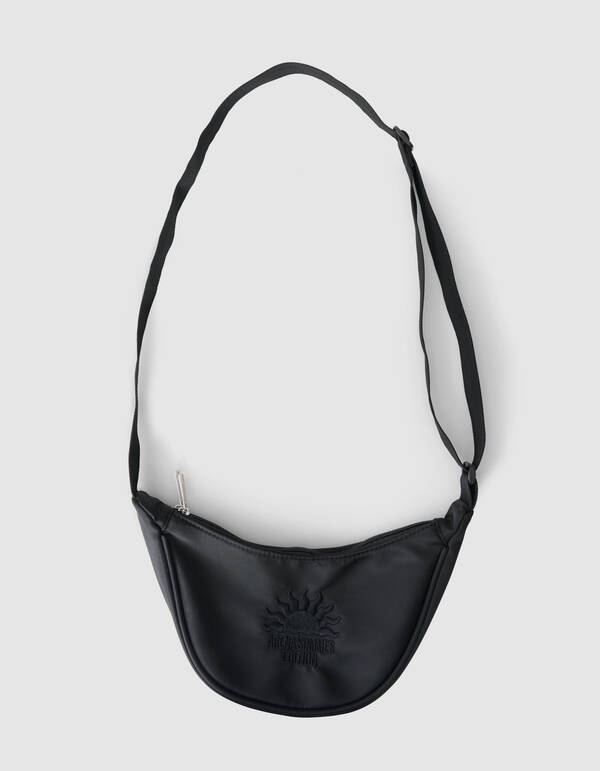 Sun Embroidery Crossbody Tas Zwart SHOEBY ACCESSOIRES