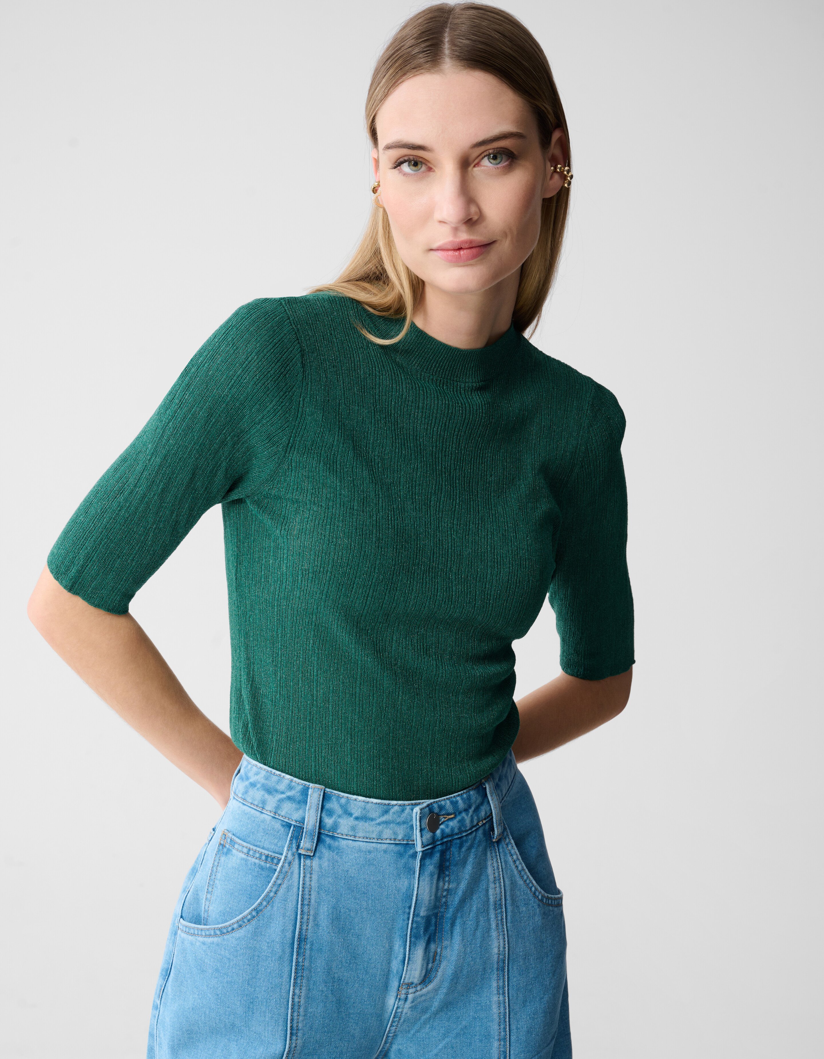 Structuur Top Groen SHOEBY WOMEN