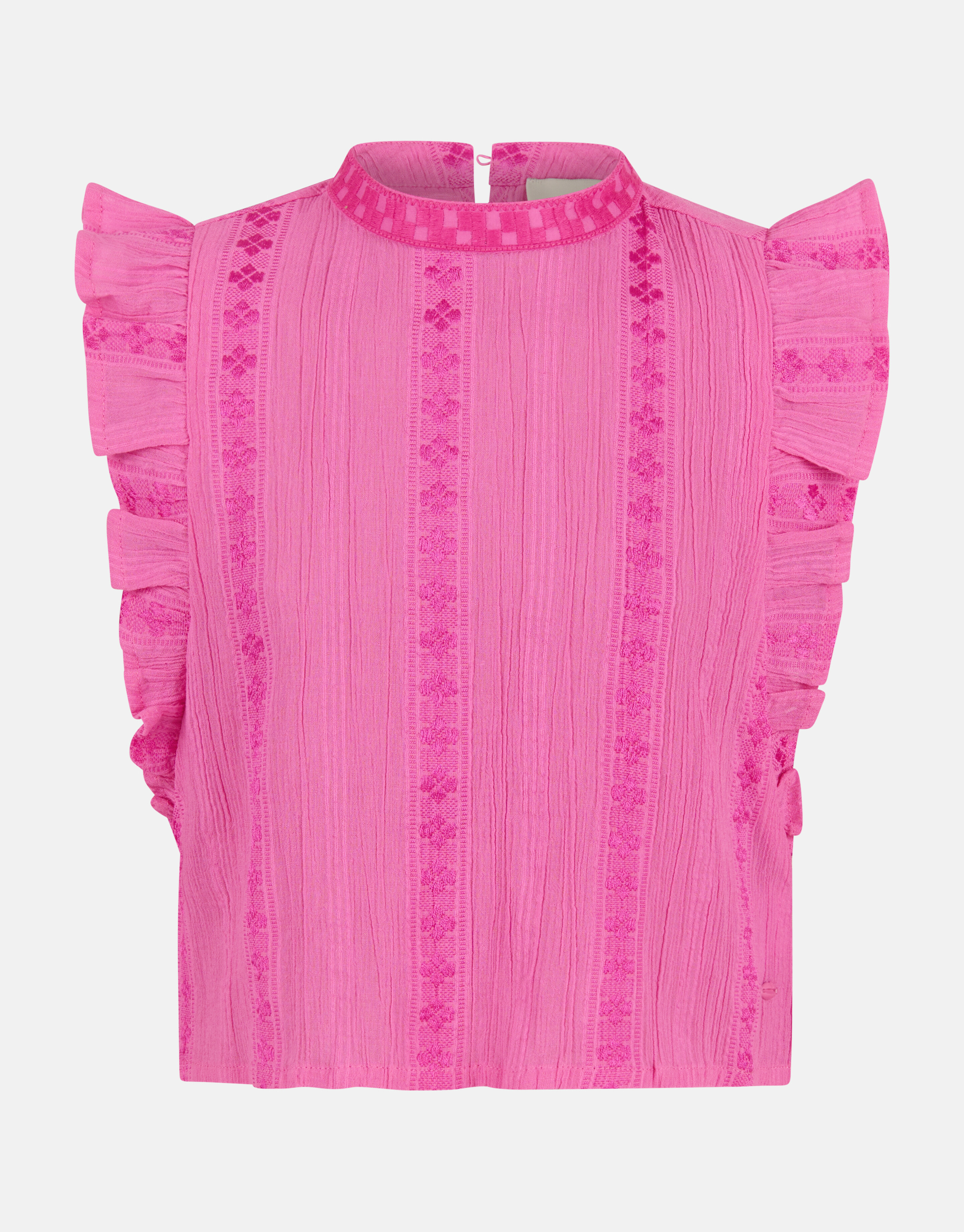 Tape Detail Top Roze SHOEBY GIRLS
