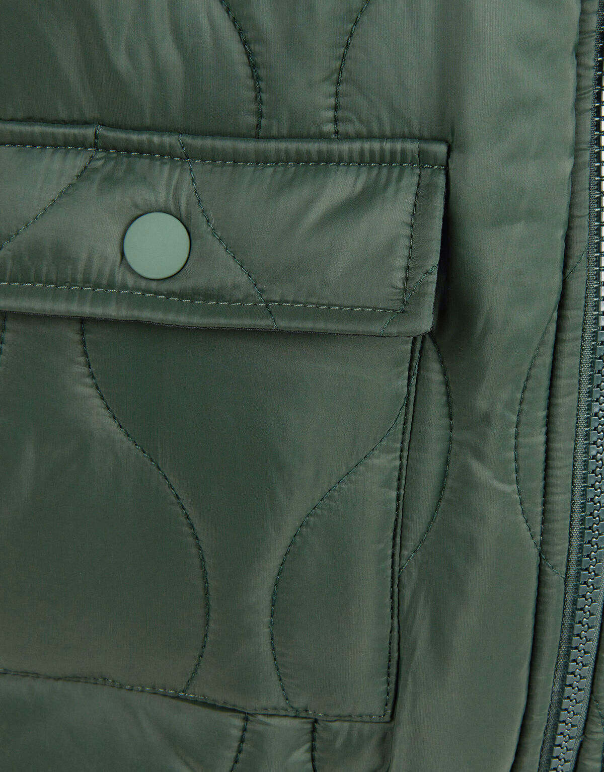 Wavy Padded Jack Donkergroen SHOEBY BOYS