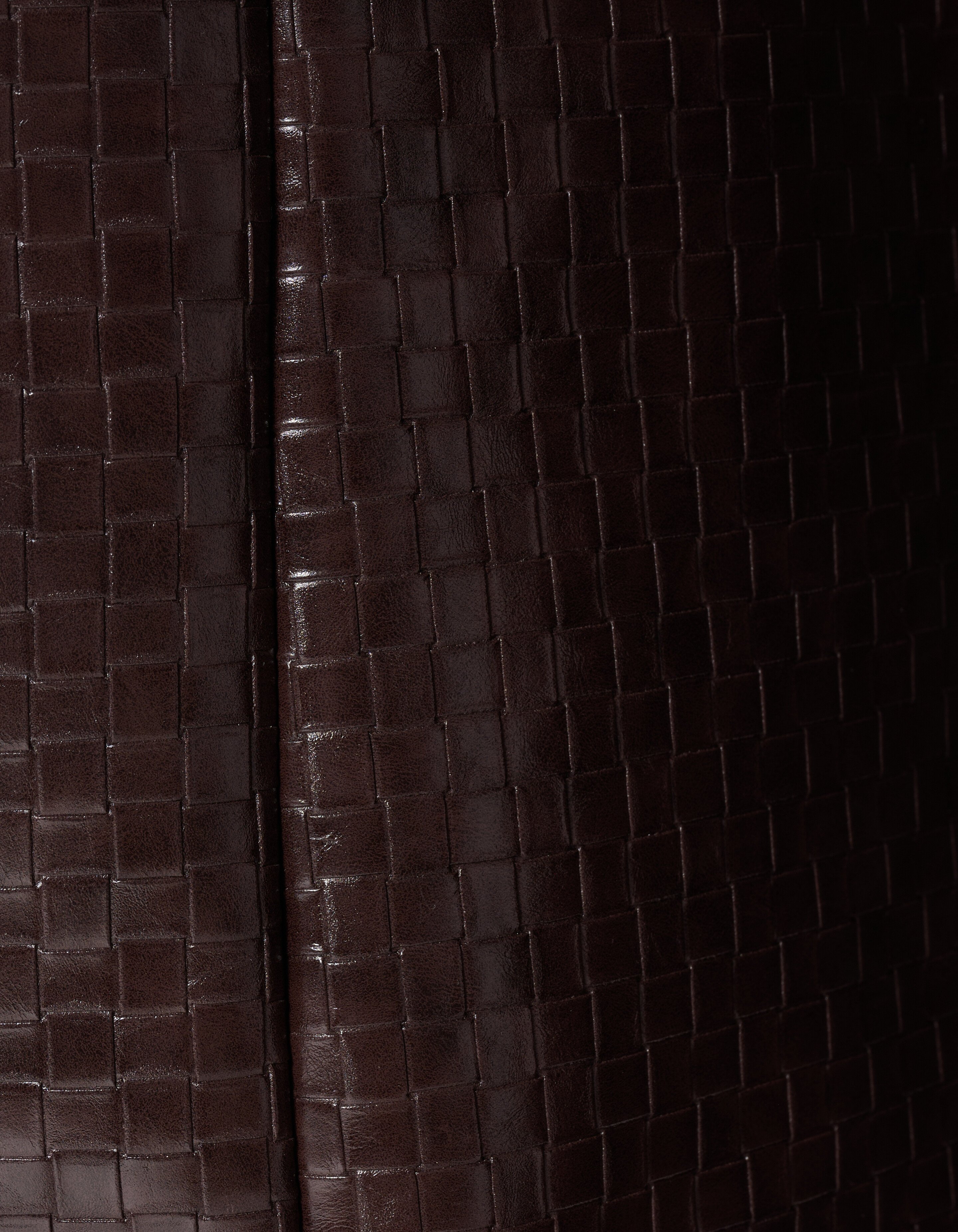 Braided Shopper Tas Donkerbruin SHOEBY ACCESSOIRES