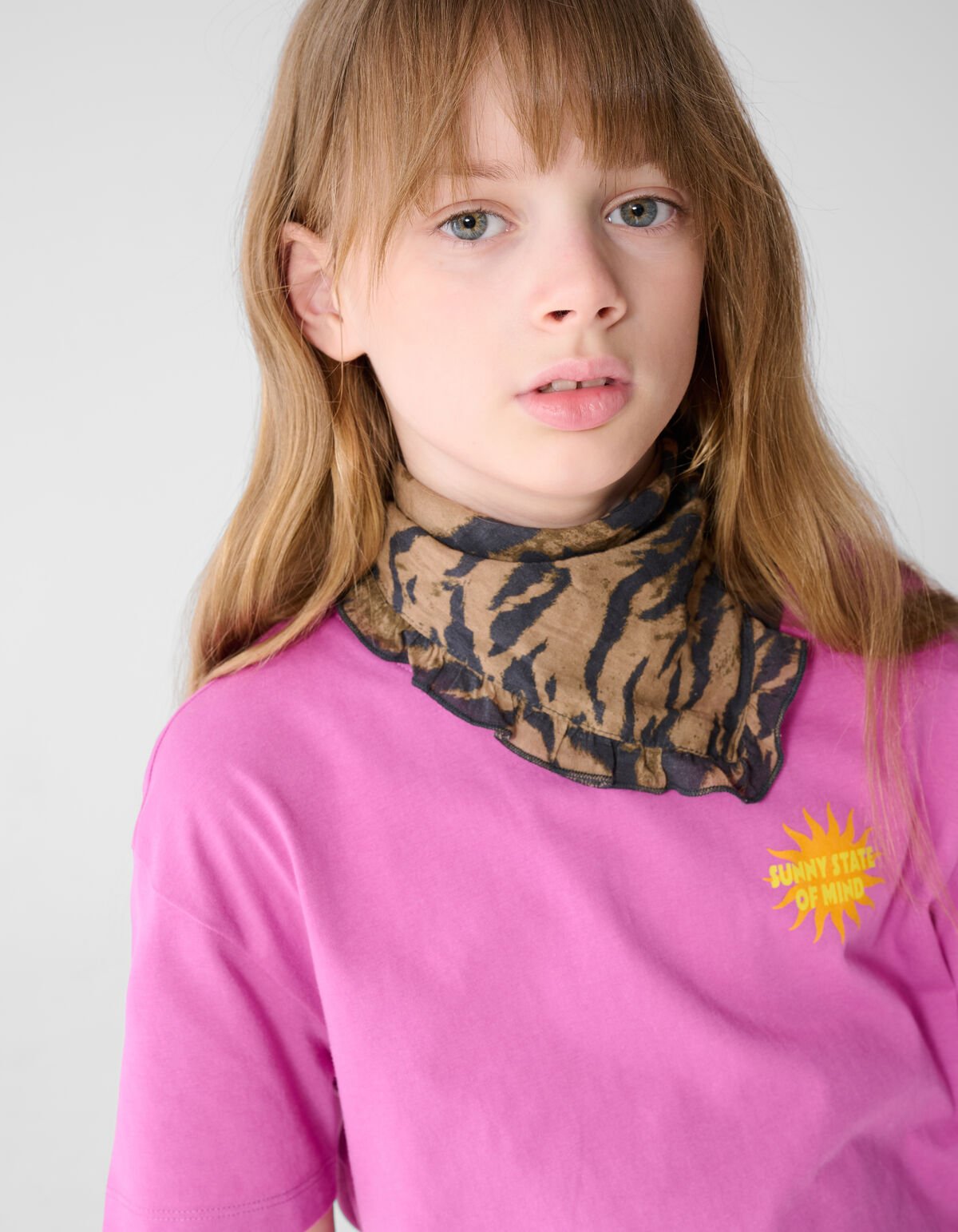 Soleil Artwork T-shirt Paars SHOEBY GIRLS