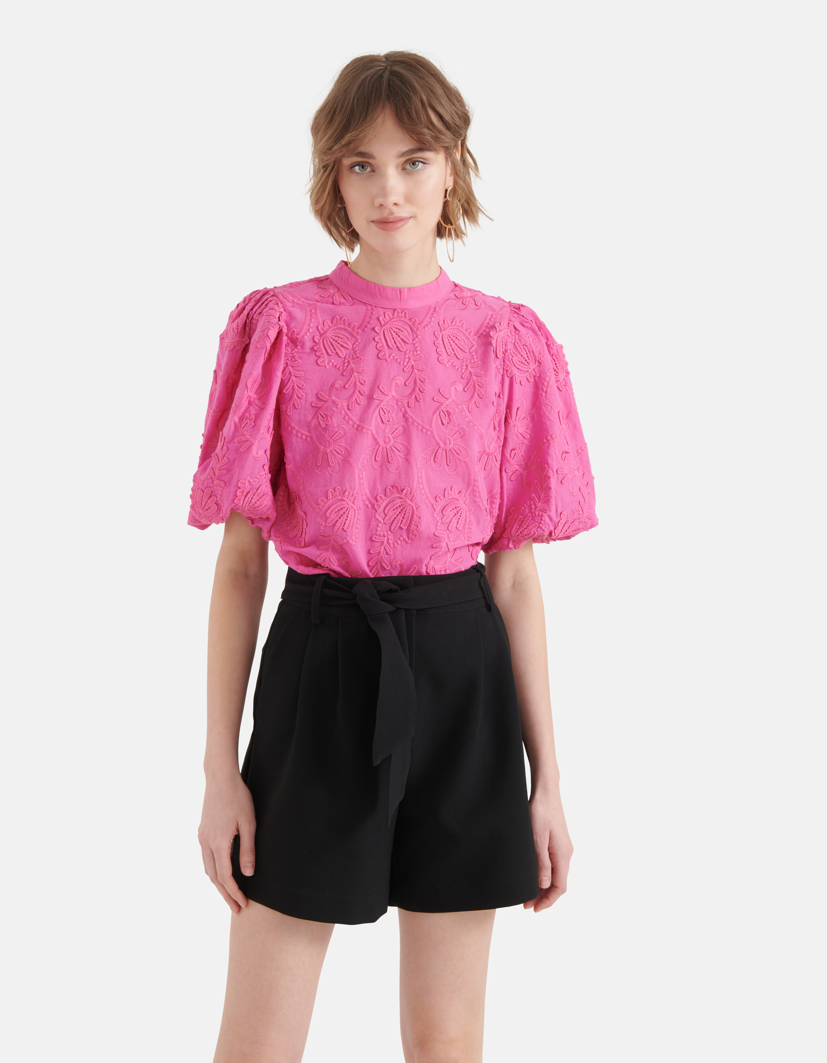 Embroidery Top Roze SHOEBY WOMEN