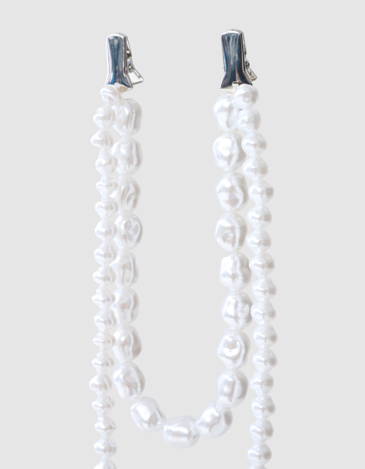 Multi Parel Clip Gebroken Wit SHOEBY ACCESSOIRES