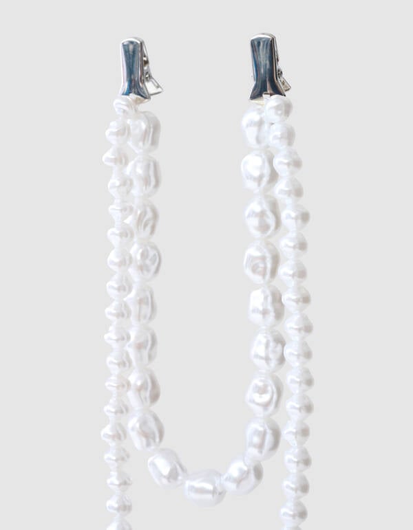 Multi Parel Clip Gebroken Wit SHOEBY ACCESSOIRES