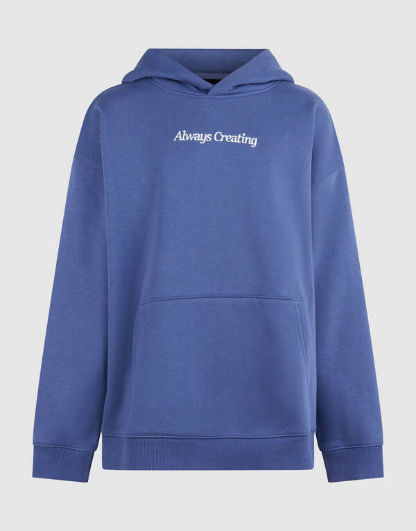 Oversized Fit Hoodie Blauw SHOEBY BOYS