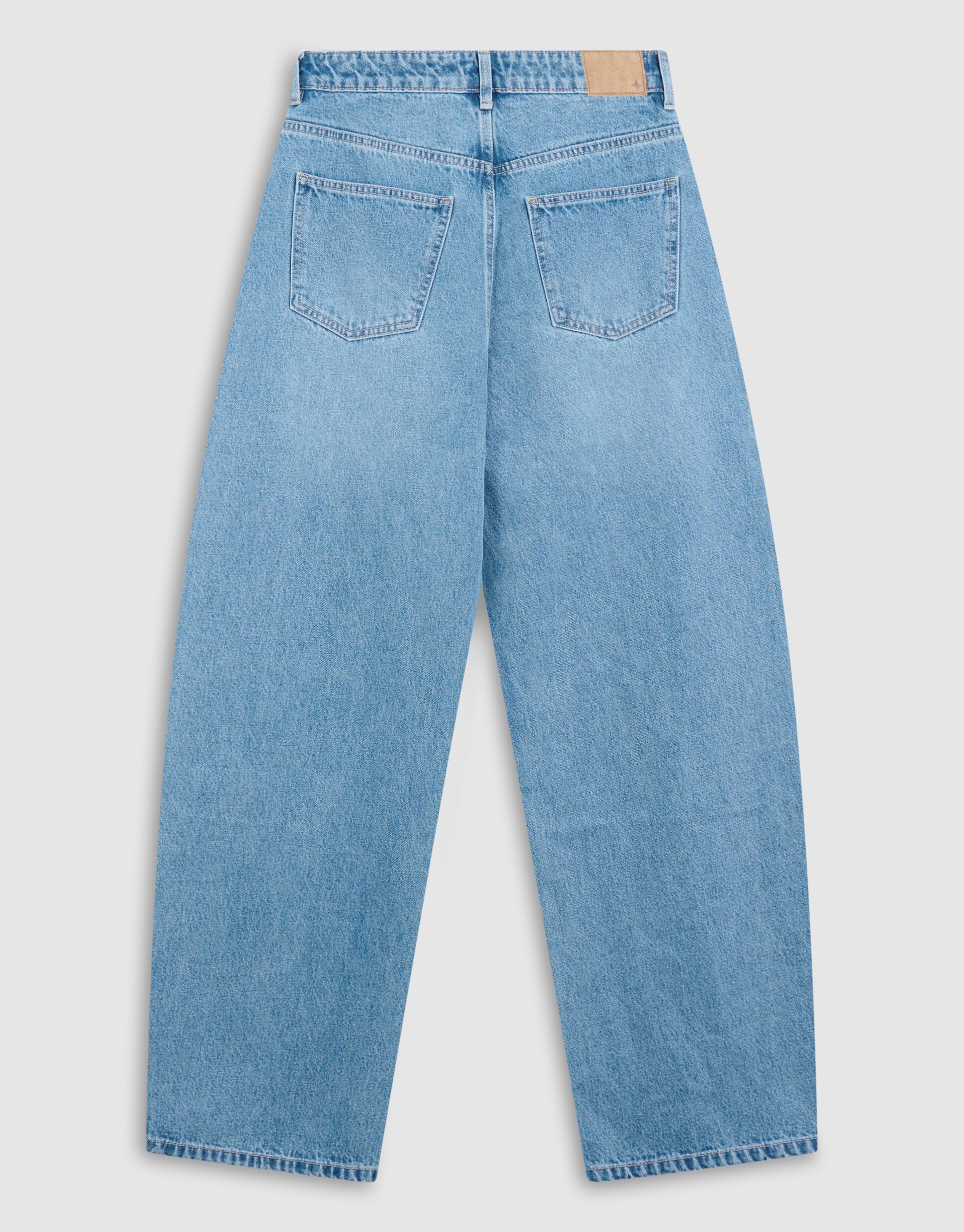 Baggy Fit Jeans Blauw SHOEBY WOMEN