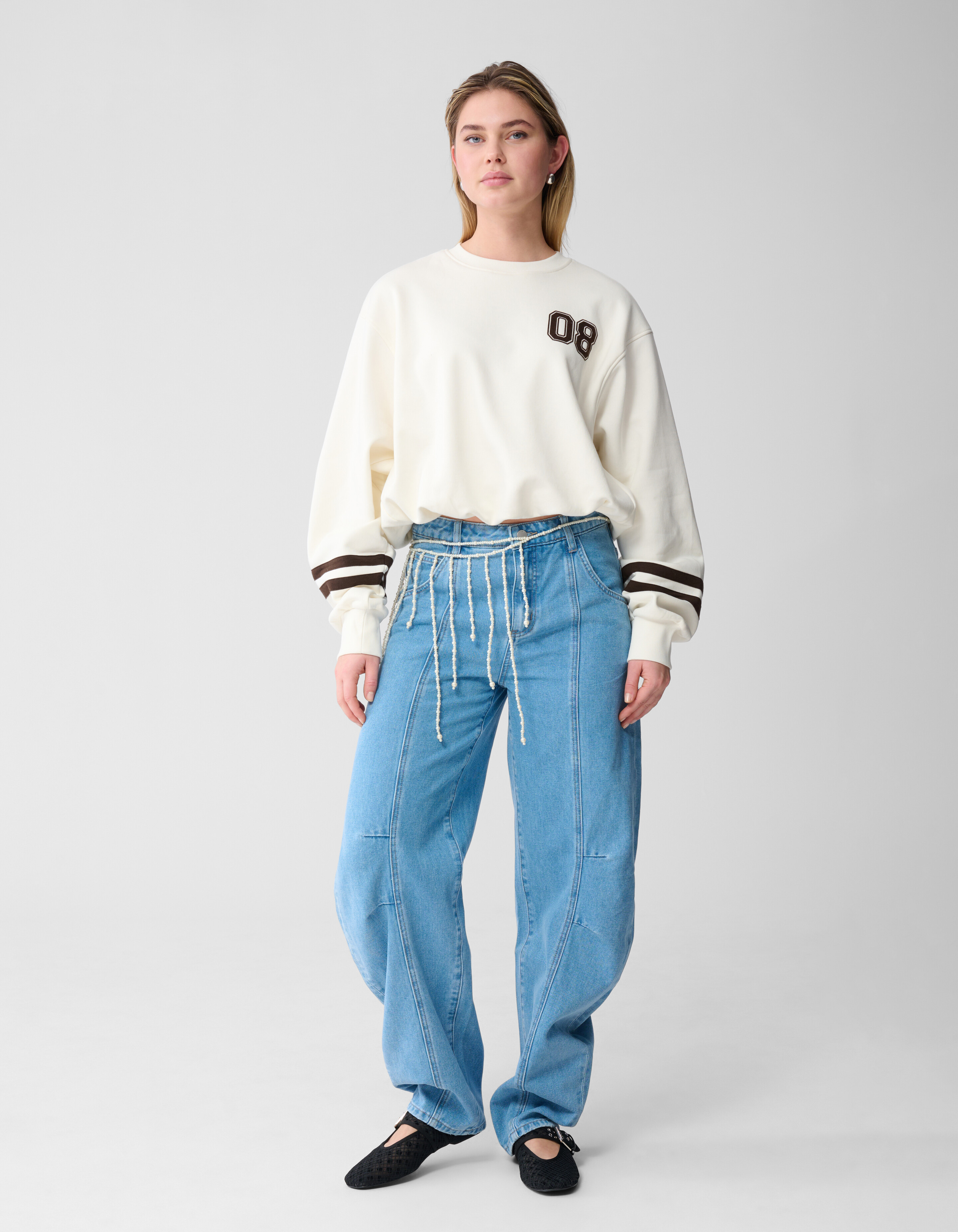 Pearl Riem Gebroken Wit SHOEBY ACCESSOIRES