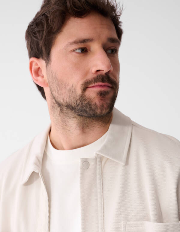 Zip Overshirt Lichtgrijs SHOEBY MEN