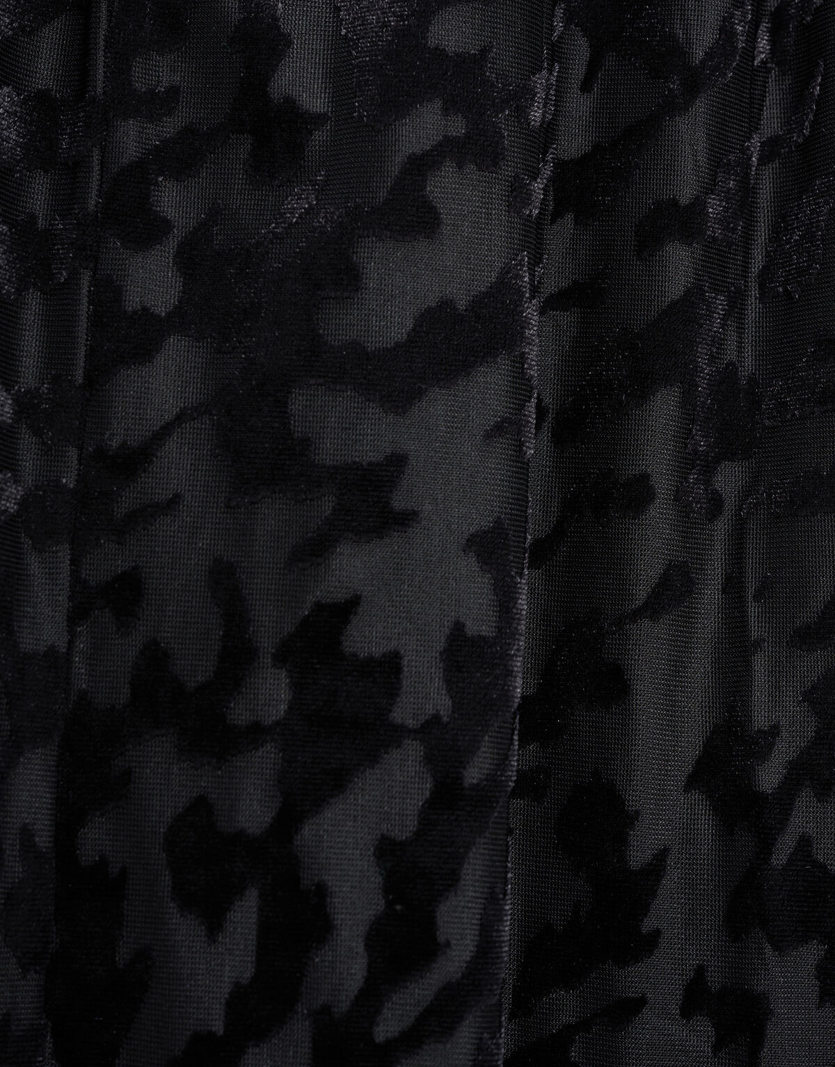 Velvet Print Jurk Zwart SHOEBY WOMEN