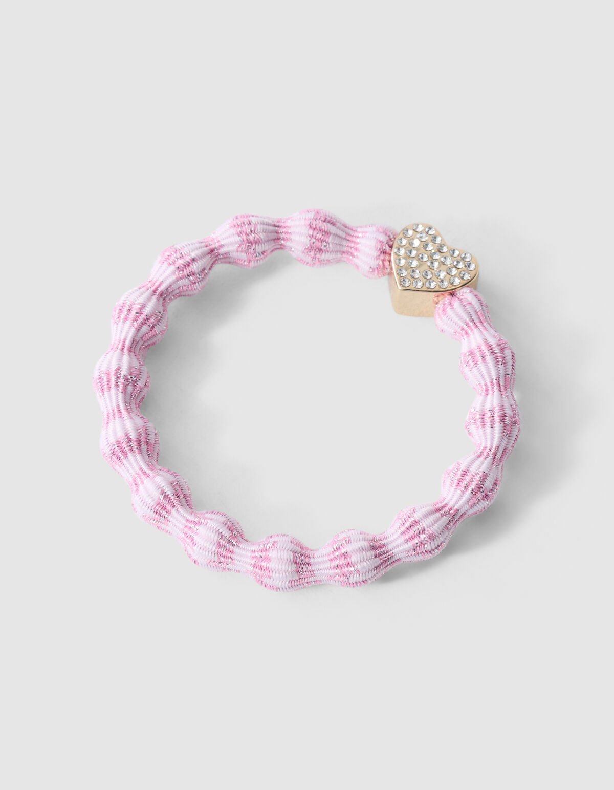 Wave Lurex Haarelastiek Lichtpaars SHOEBY ACCESSOIRES