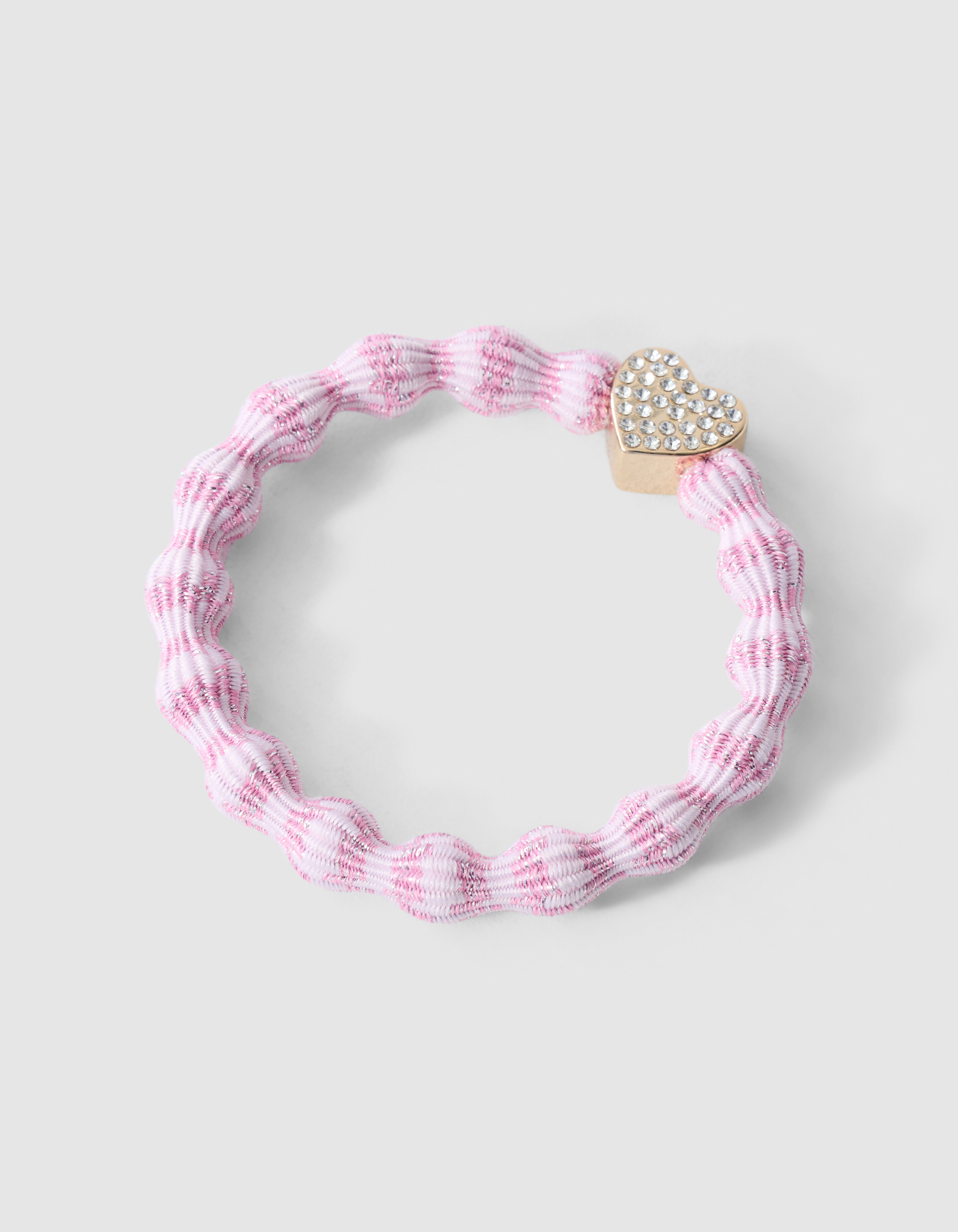 Wave Lurex Haarelastiek Lichtpaars SHOEBY ACCESSOIRES