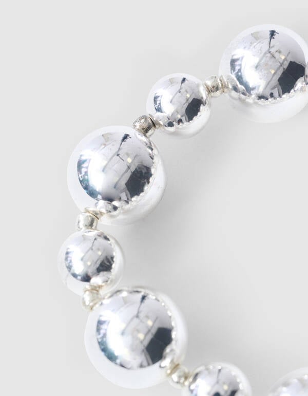 Beaded Armband Zilver SHOEBY ACCESSOIRES