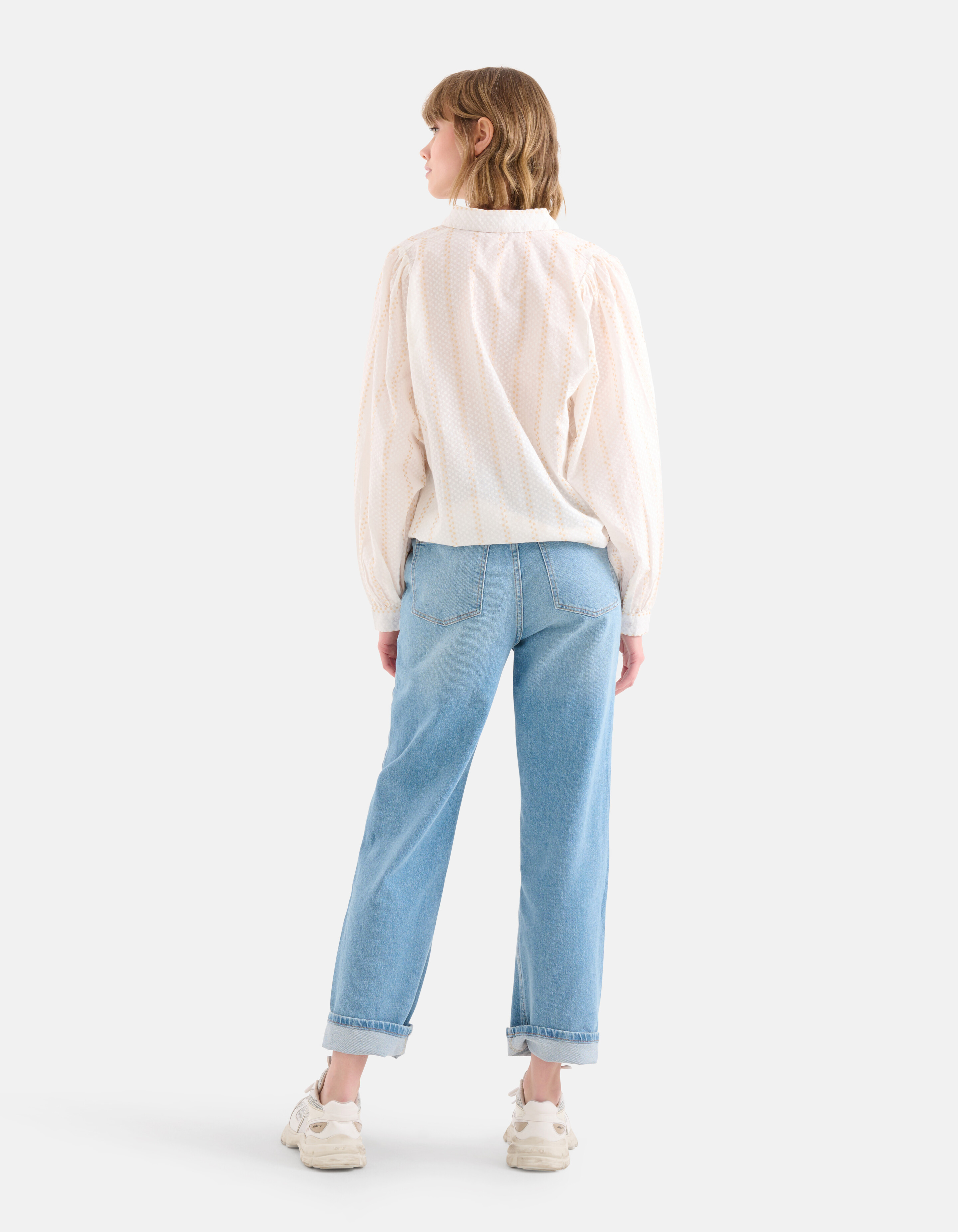 Lurex Blouse Gebroken Wit SHOEBY WOMEN