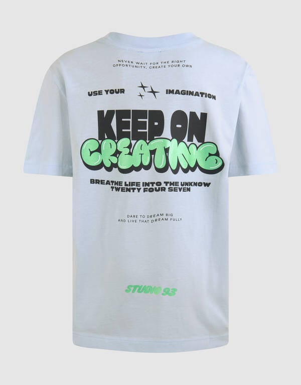 Creating Artwork T-shirt Lichtblauw SHOEBY BOYS