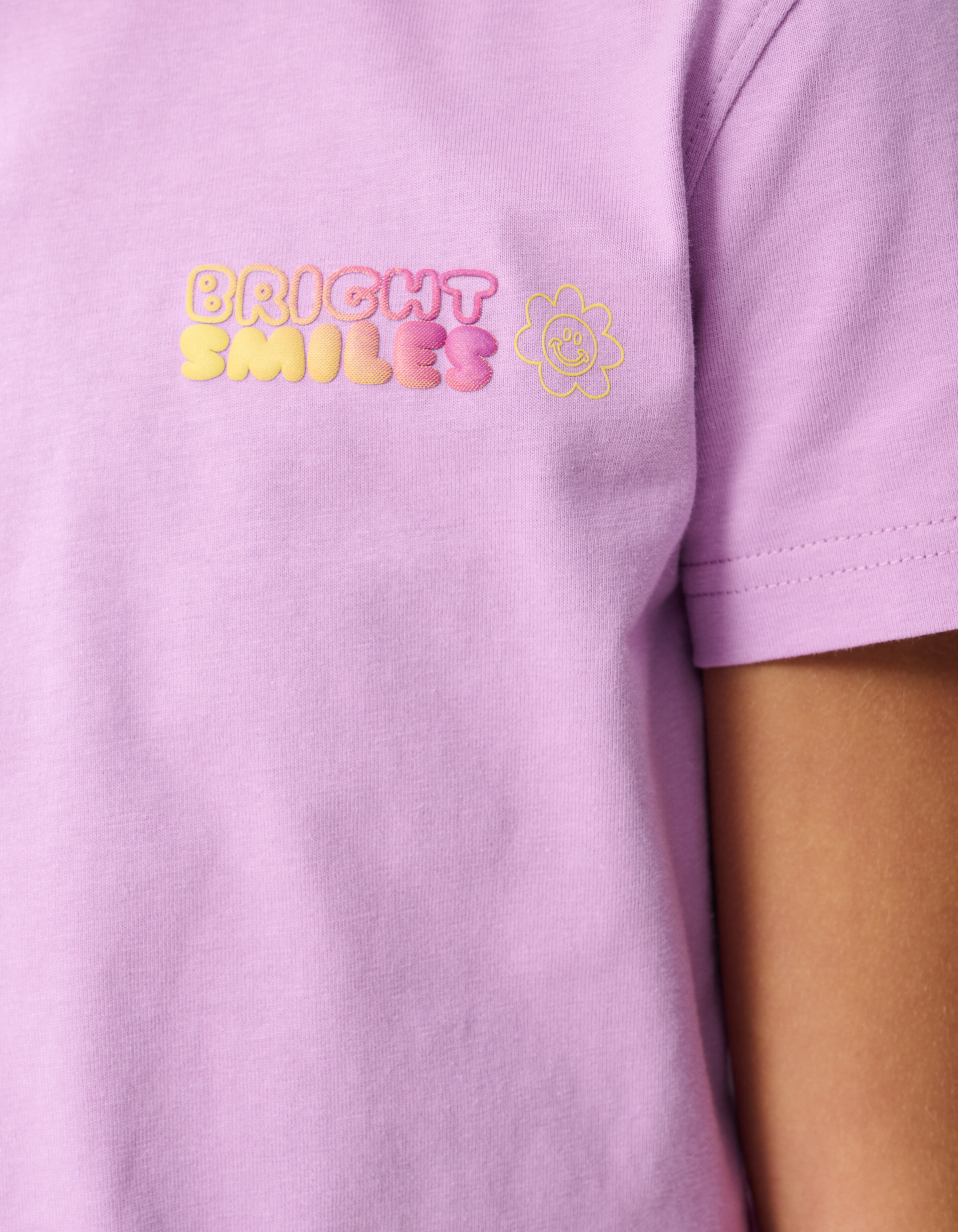 Bright Artwork T-shirt Lichtpaars SHOEBY GIRLS