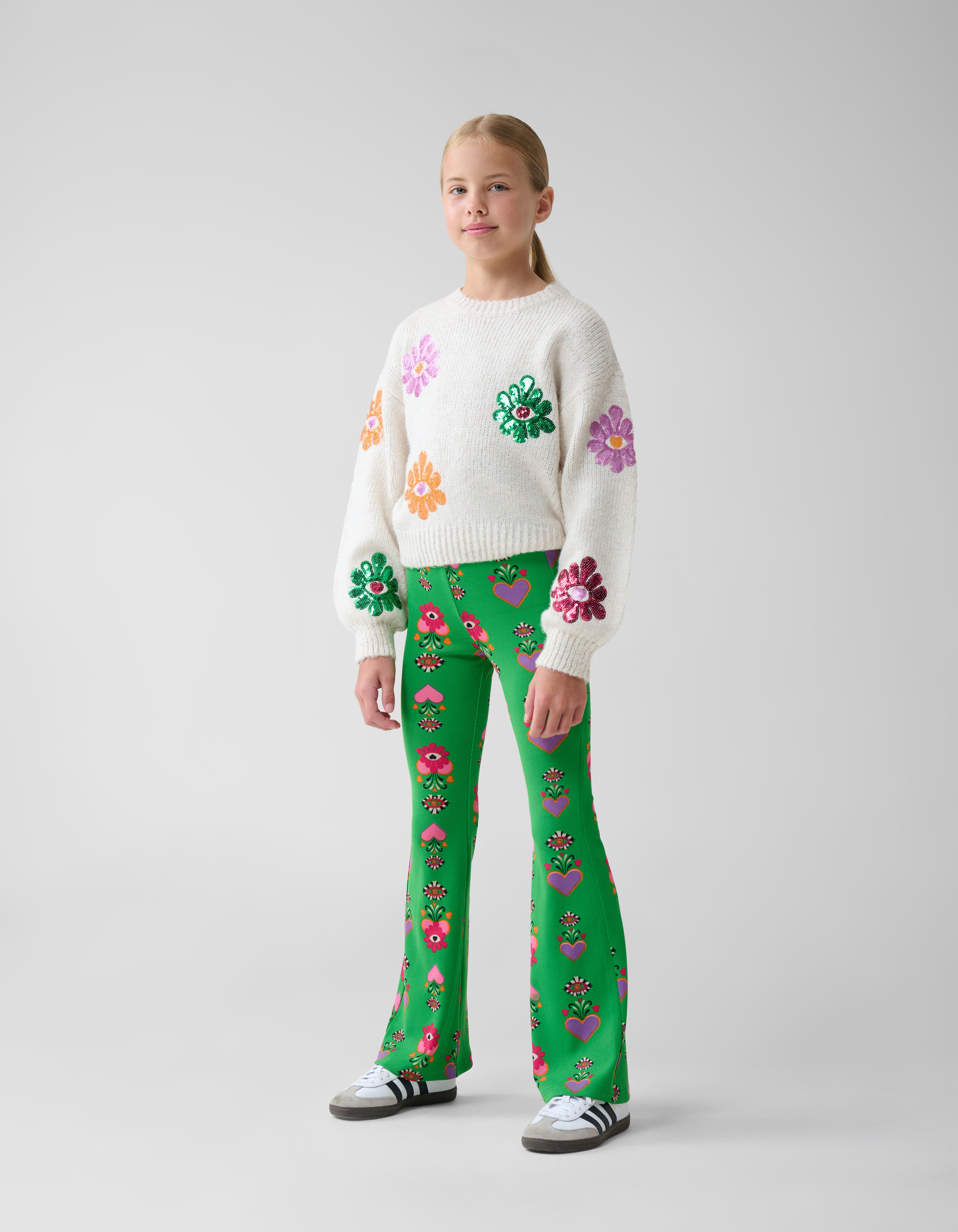 Gebreide Trui Wit By Lizzy SHOEBY GIRLS
