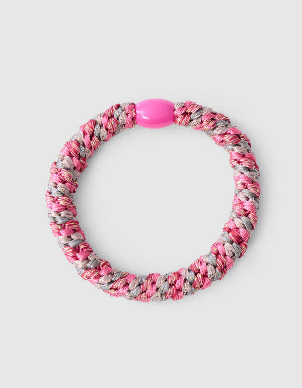 Lurex Haarelastiek Roze SHOEBY ACCESSOIRES