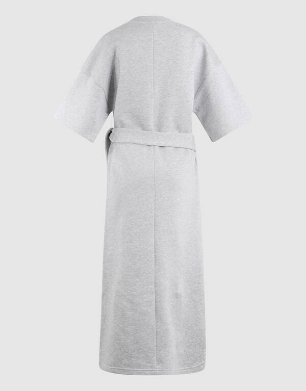 Sweat Maxi Jurk Lichtgrijs SHOEBY WOMEN