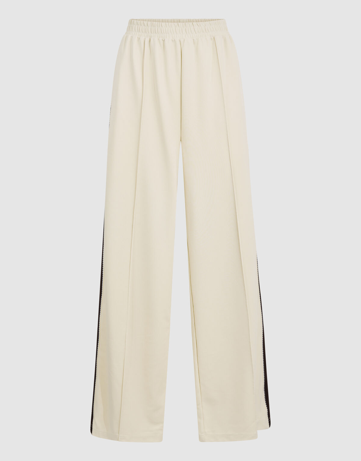Tape Wide Leg Broek Gebroken Wit SHOEBY WOMEN