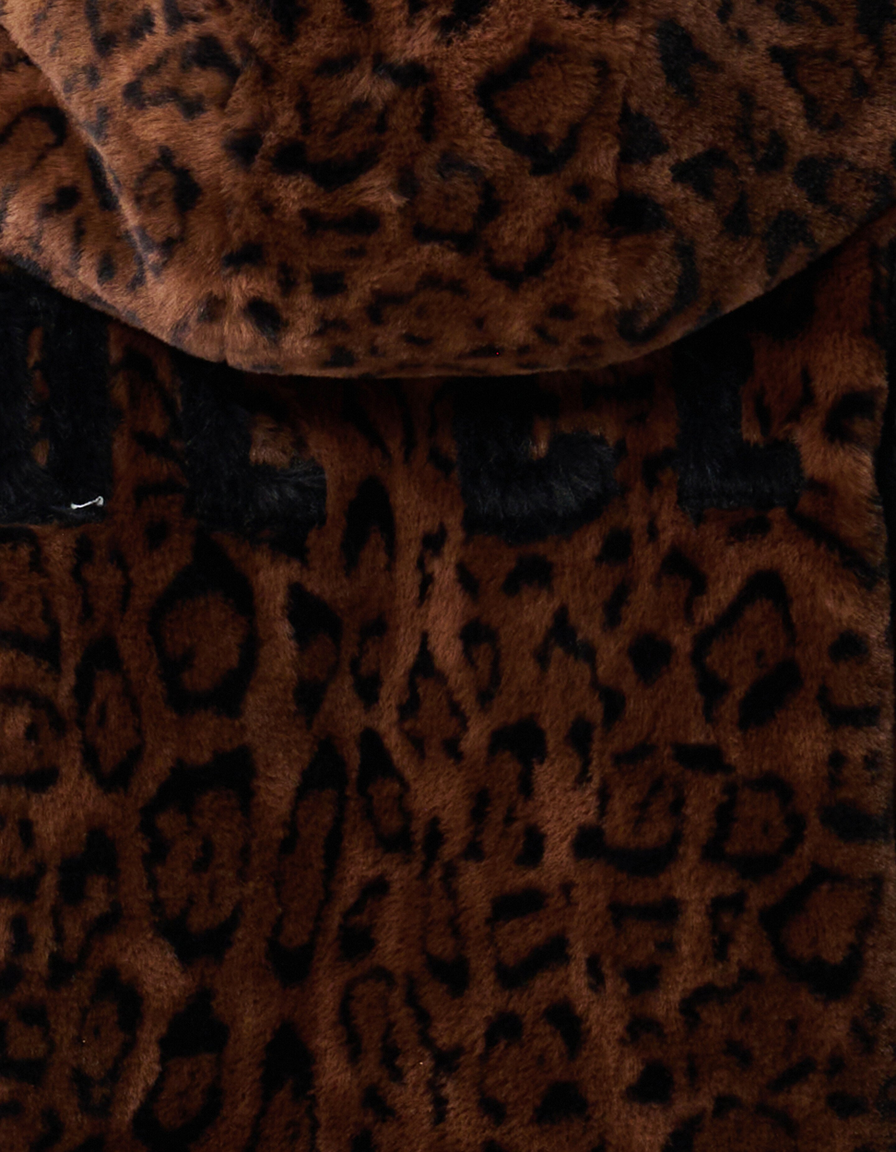 Fur Leopard Jacket Bruin SHOEBY GIRLS
