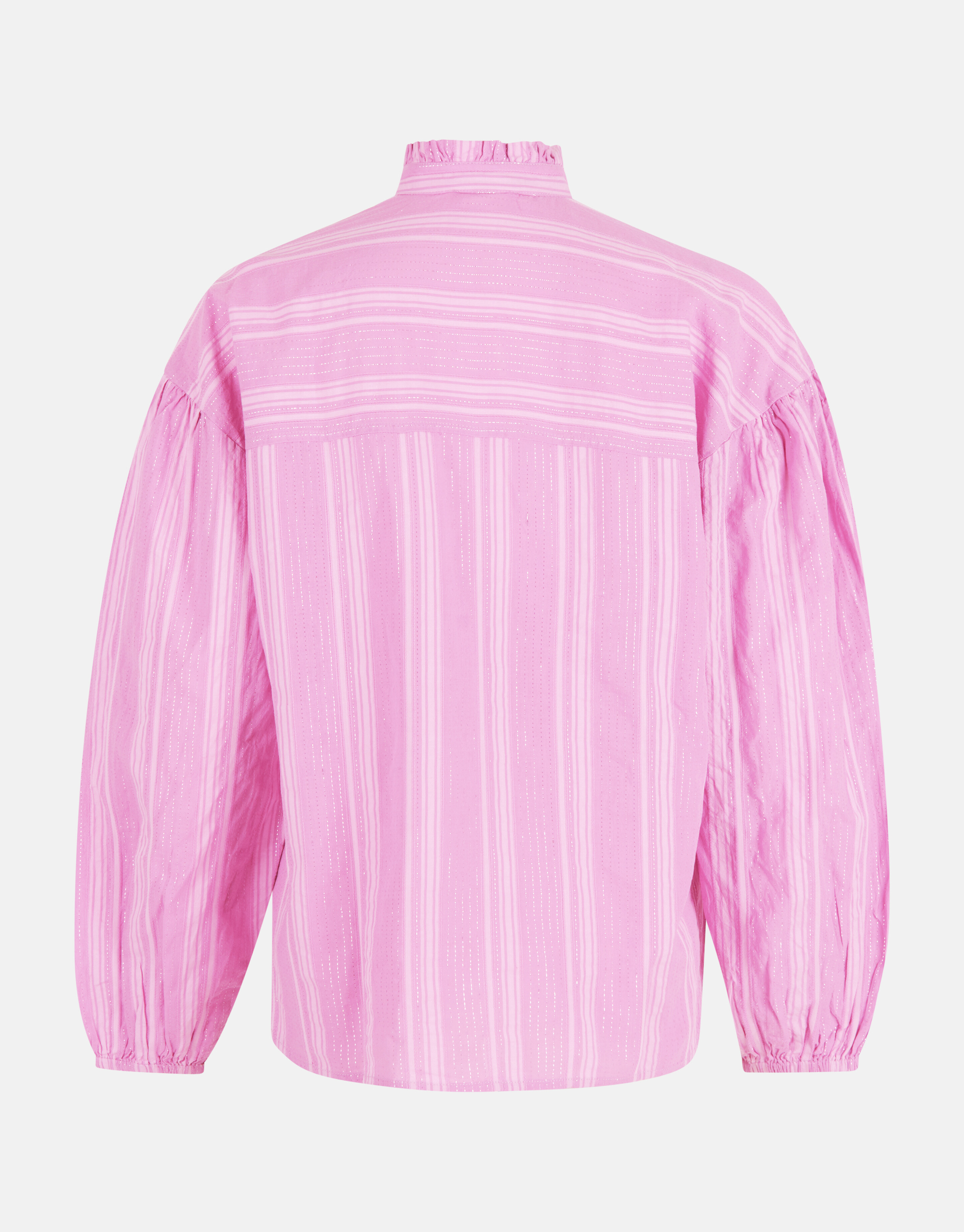 Gestreepte Lurex Blouse Roze SHOEBY WOMEN