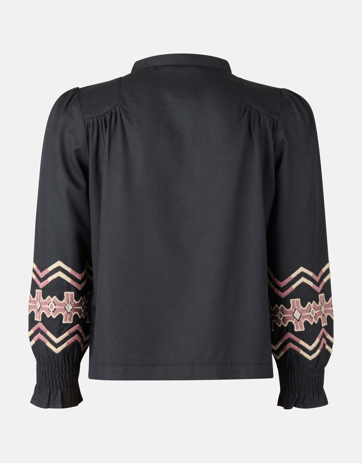 Embroidery Blouse Donkergrijs SHOEBY GIRLS