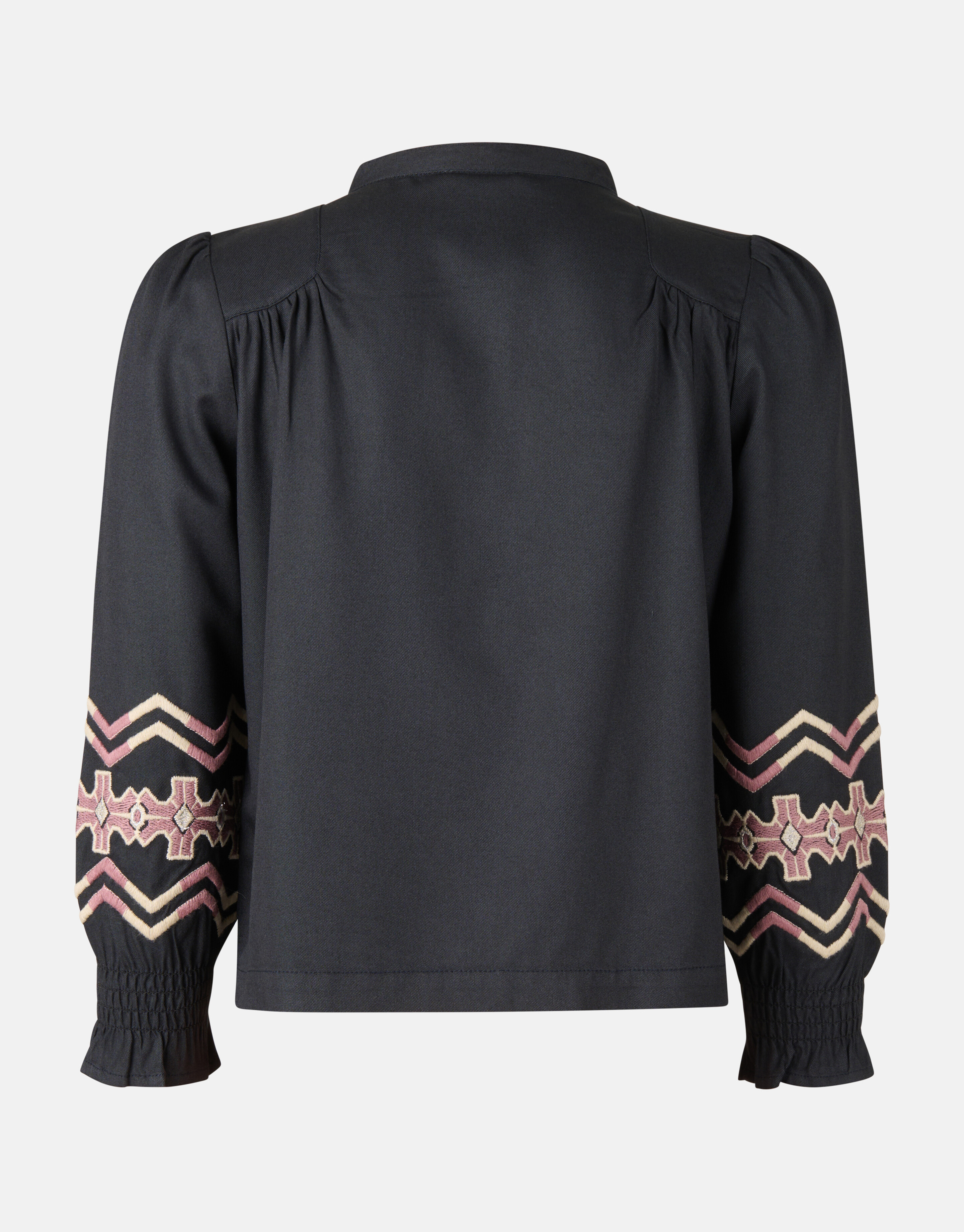 Embroidery Blouse Donkergrijs SHOEBY GIRLS