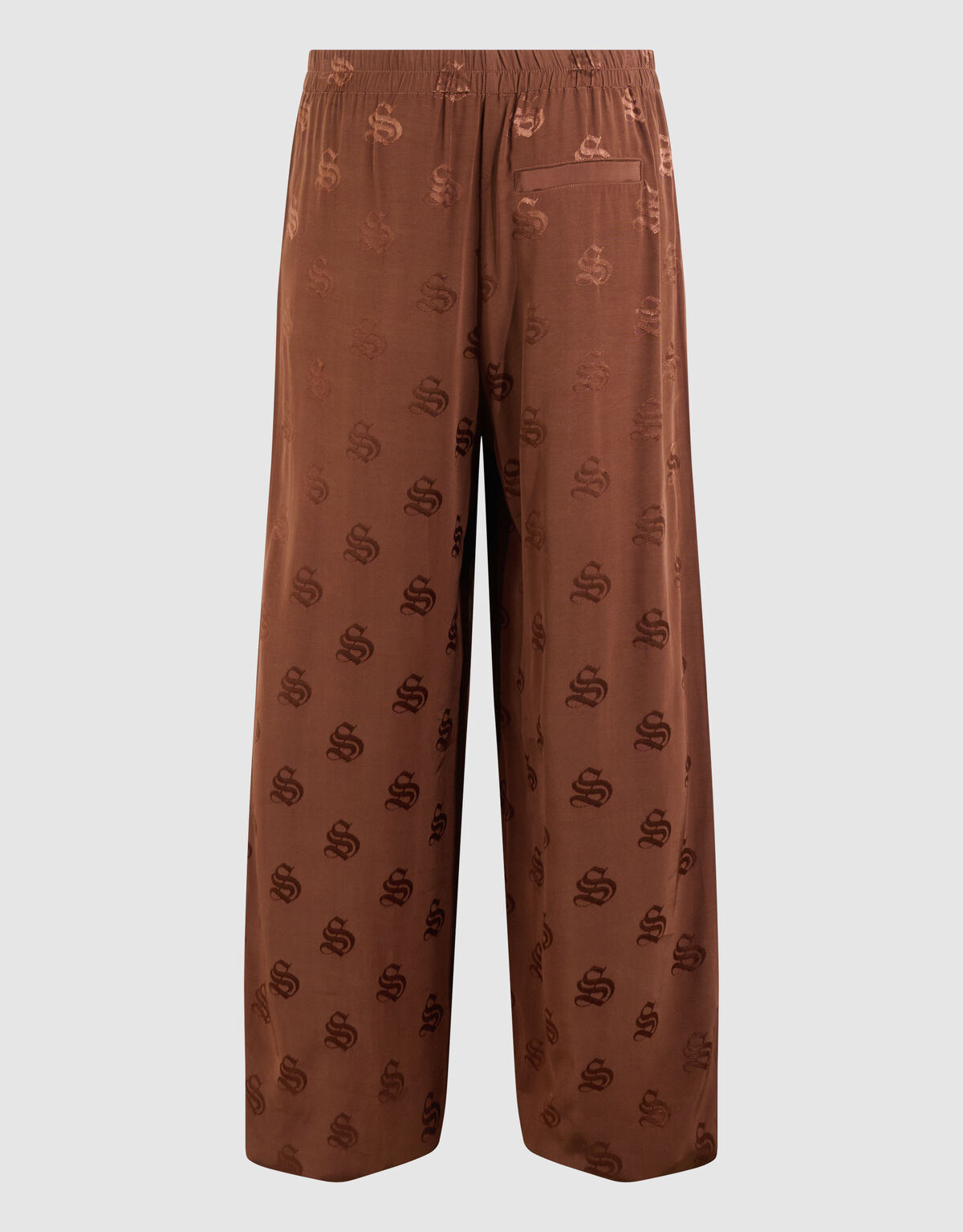 Logo Jacquard Broek Bruin SHOEBY WOMEN