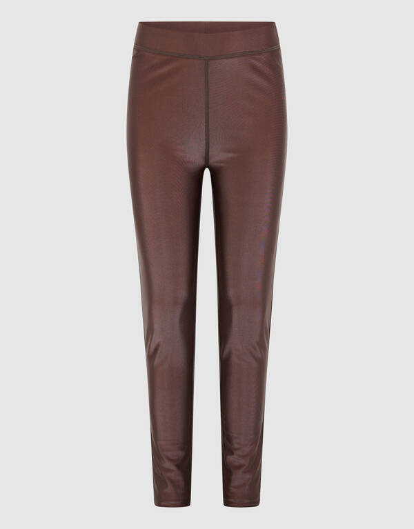 Shiny Legging Donkerbruin SHOEBY GIRLS