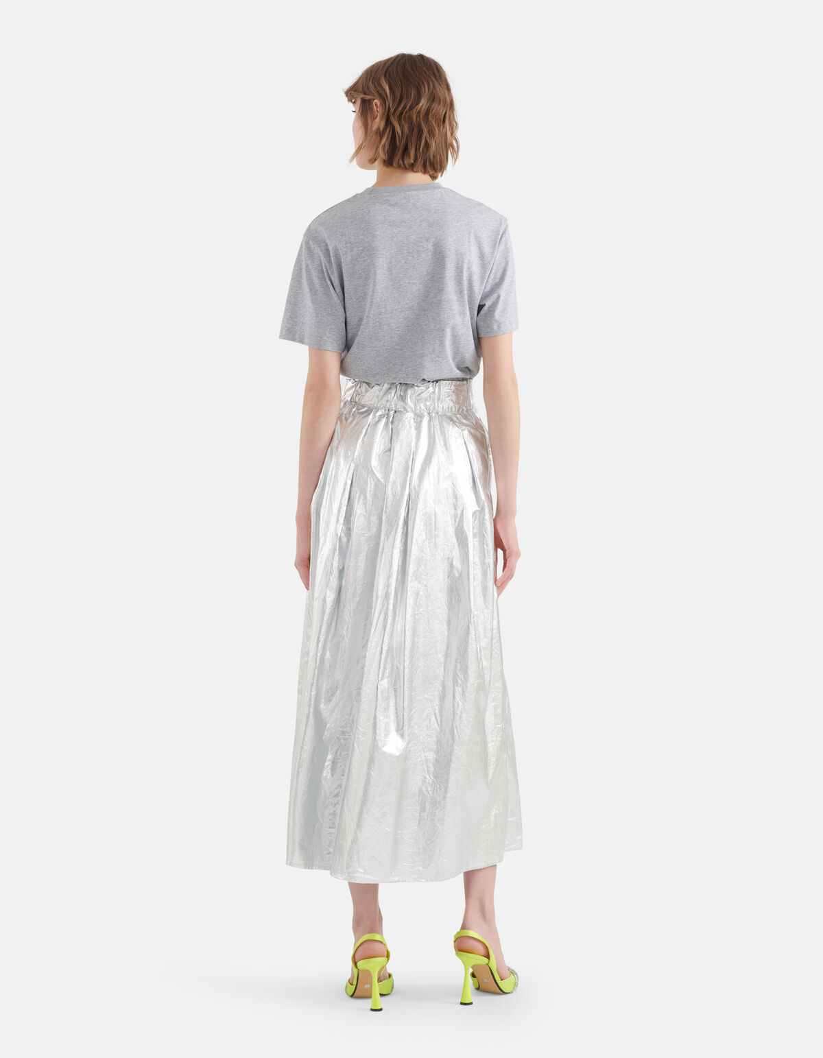 Mini Artwork T-shirt Lichtgrijs SHOEBY WOMEN