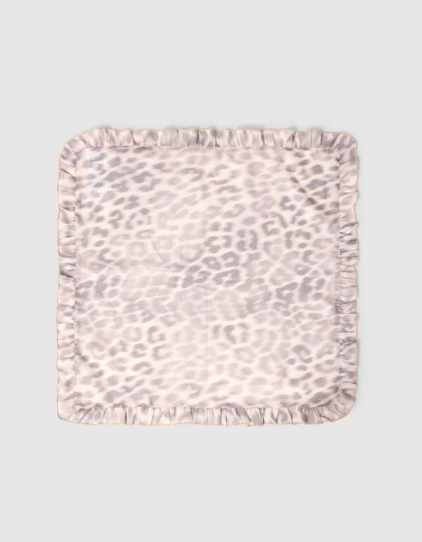 Leopard Bandana/Sjaal Lichtbruin SHOEBY ACCESSOIRES