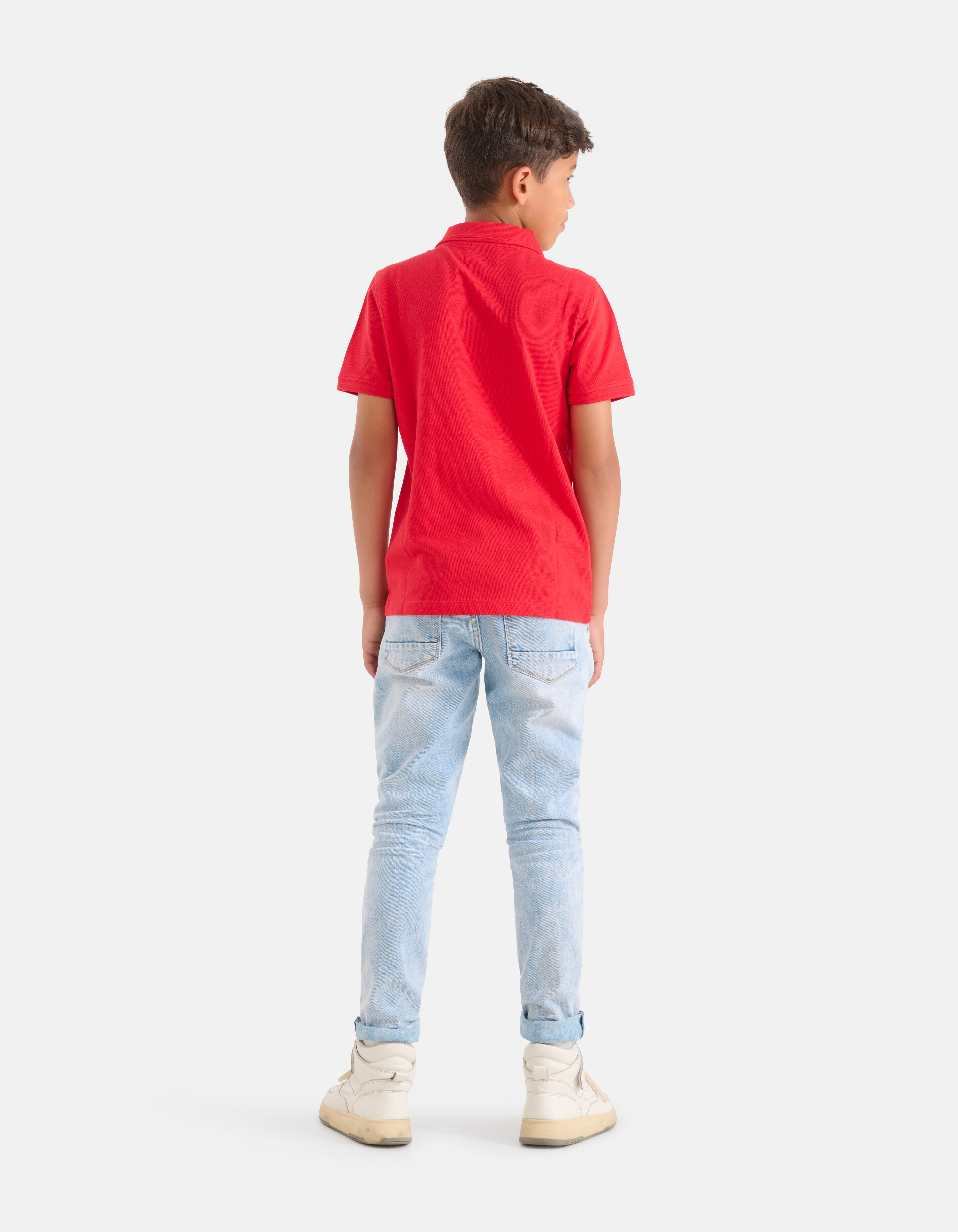 Basis Polo Rood SHOEBY BOYS