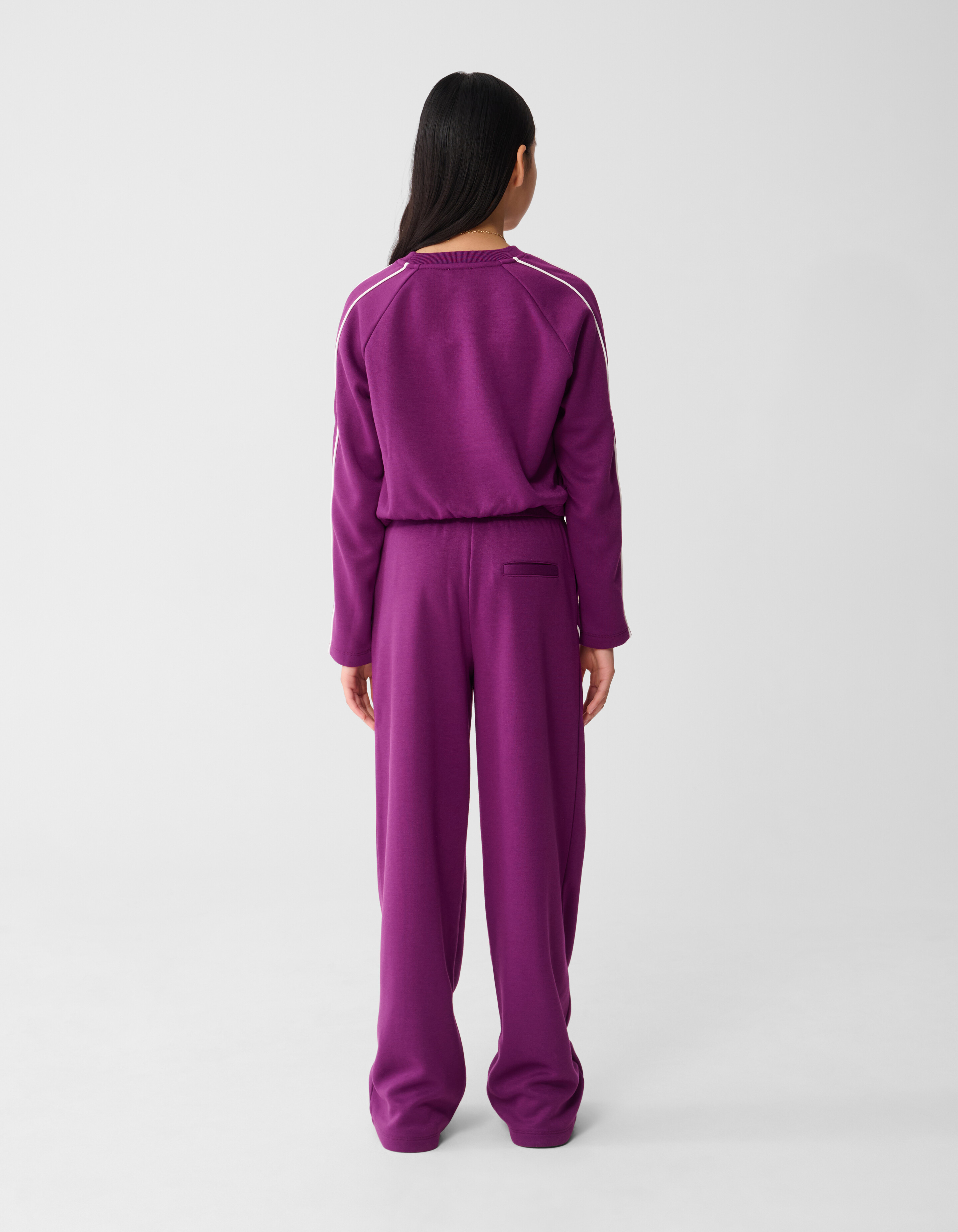 Piping Sweater Paars SHOEBY GIRLS