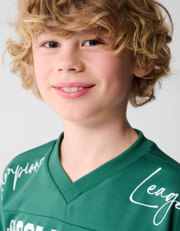 Baseball Shirt Donkergroen Shoeby X Vingino SHOEBY BOYS