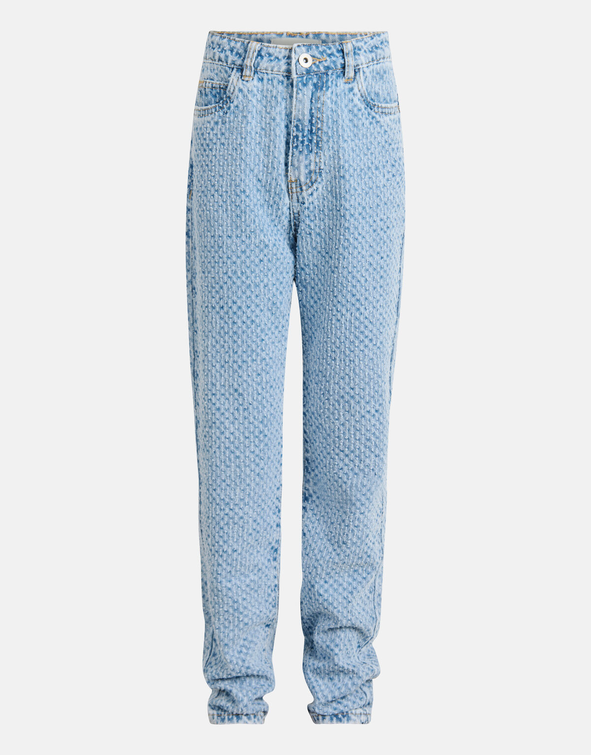 Structuur Straight Jeans Bleached SHOEBY GIRLS