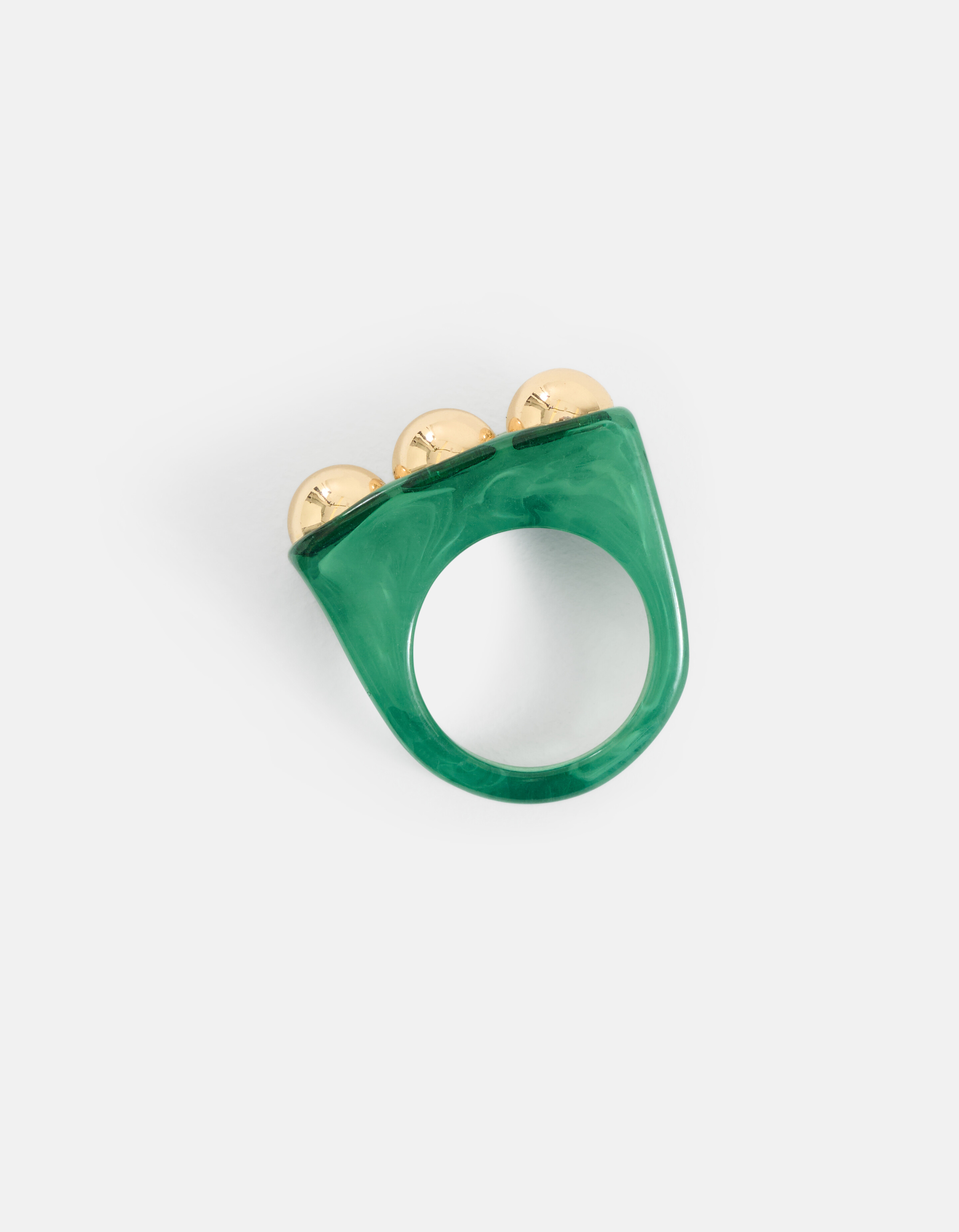 Studs Ring Groen By Lizzy SHOEBY ACCESSOIRES