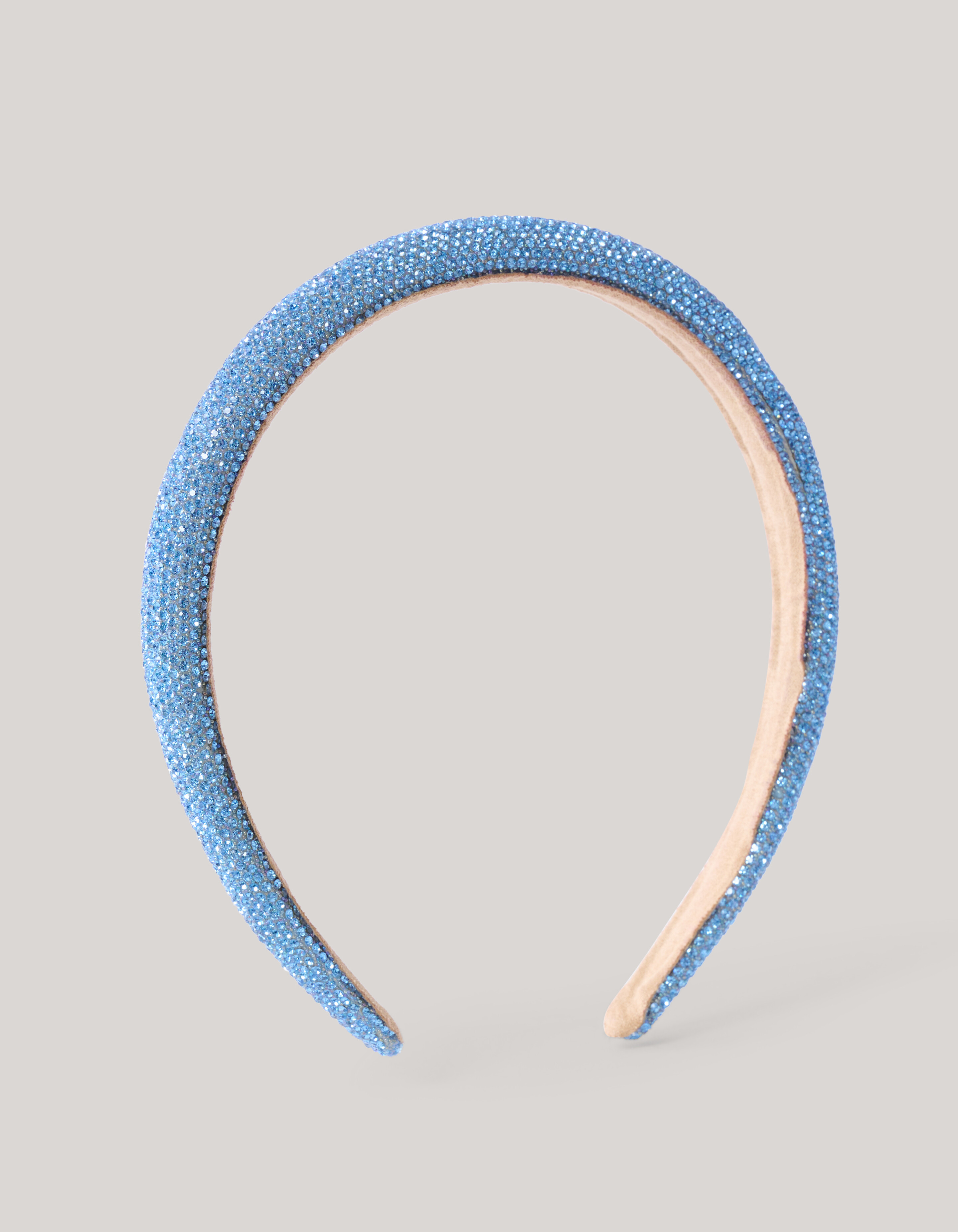 Strass Haarband Blauw SHOEBY ACCESSOIRES