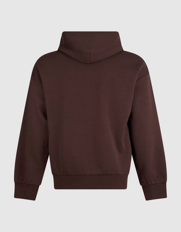 Interlock Hoodie Donkerbruin SHOEBY MEN