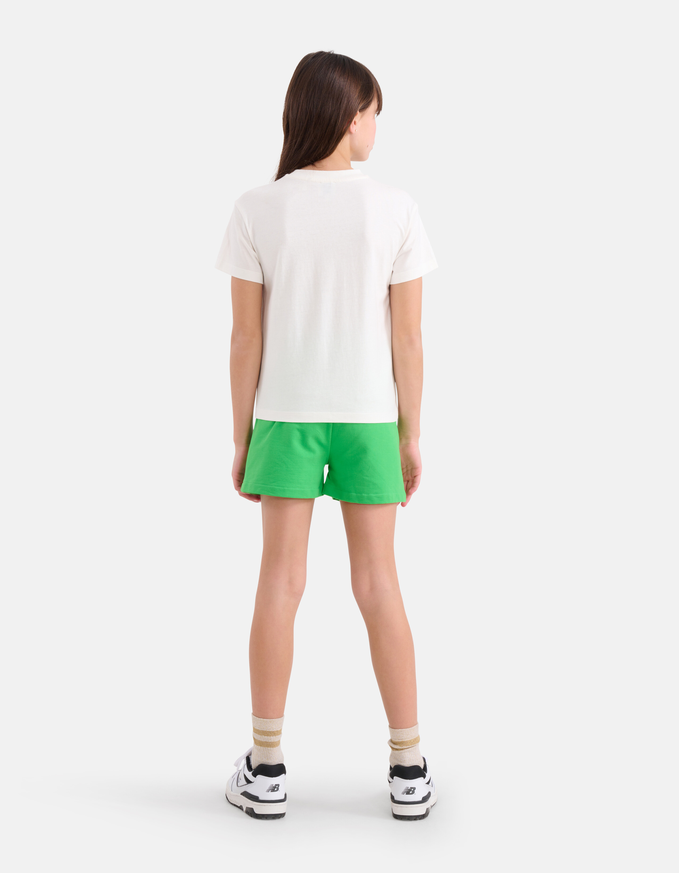 Label Sweat Short Groen SHOEBY GIRLS
