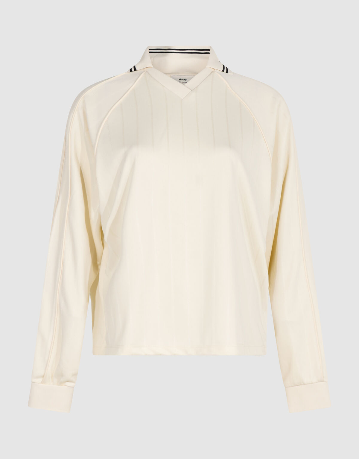 Sporty Longsleeve Top Gebroken Wit By Anna SHOEBY WOMEN